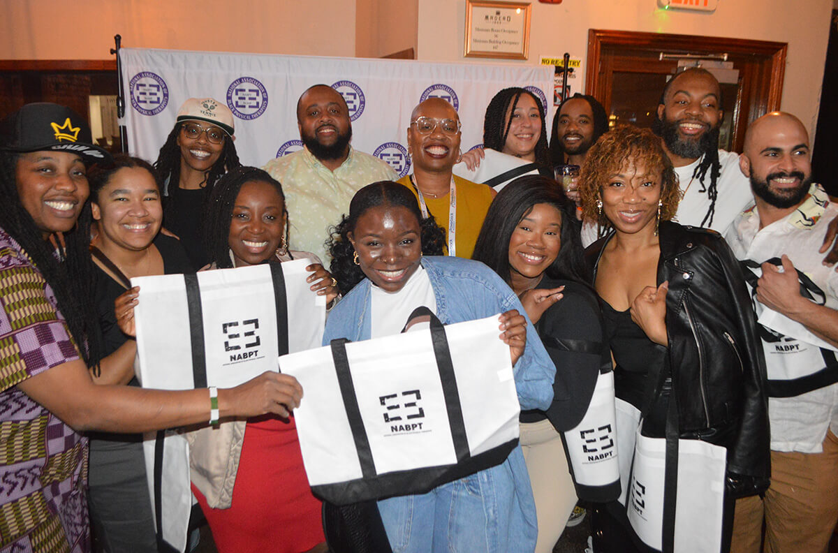 NABPT Members with Bags