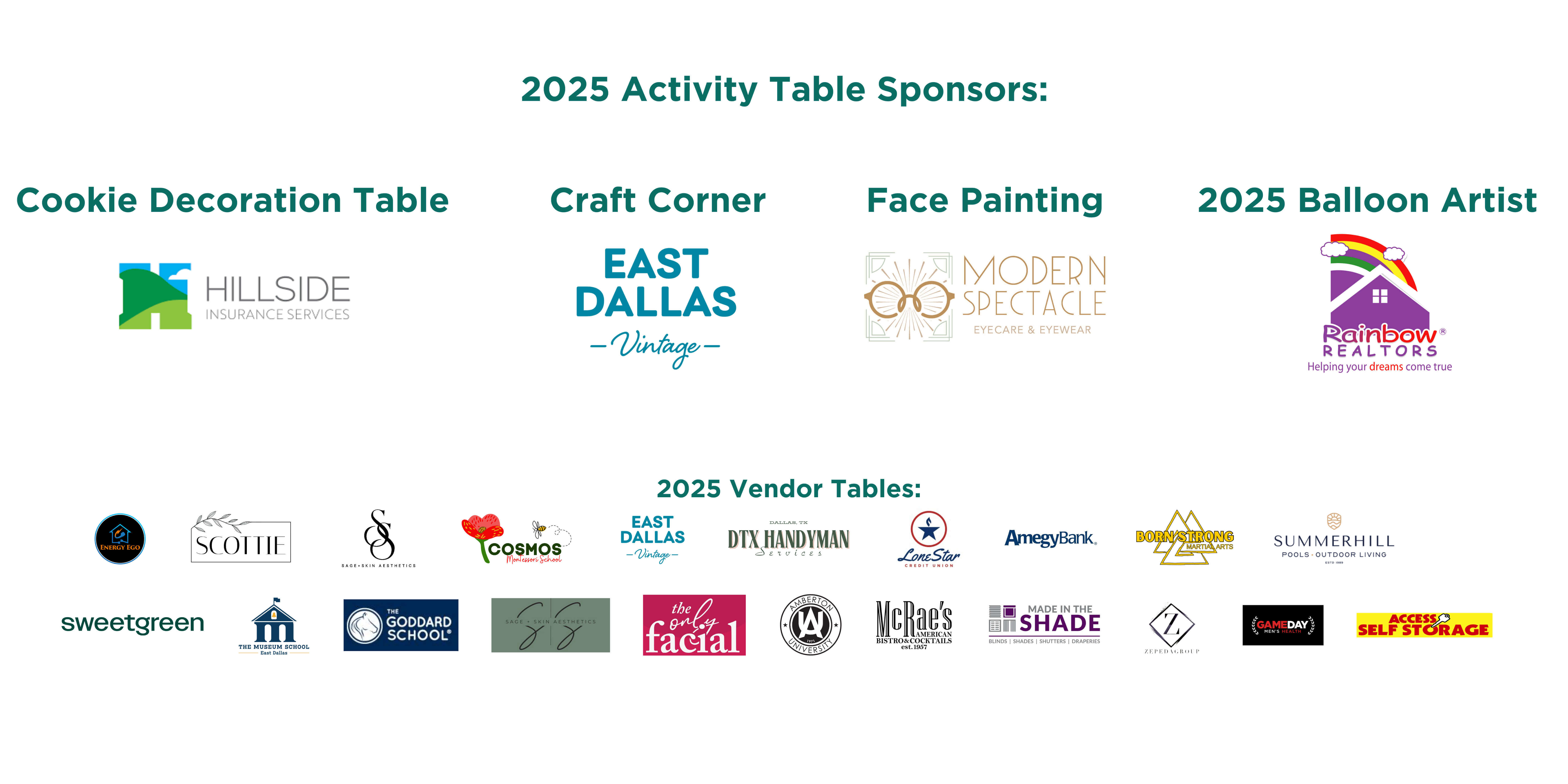 graphic of sponsors