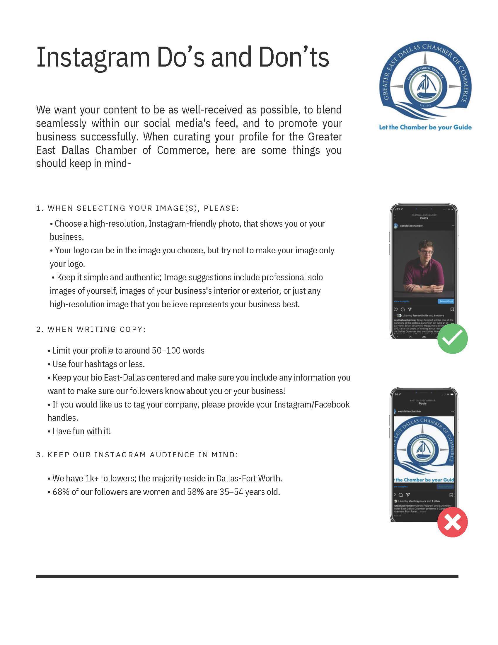dos and don'ts of instagram