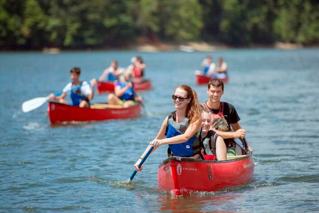 Canoeing Bear Lake