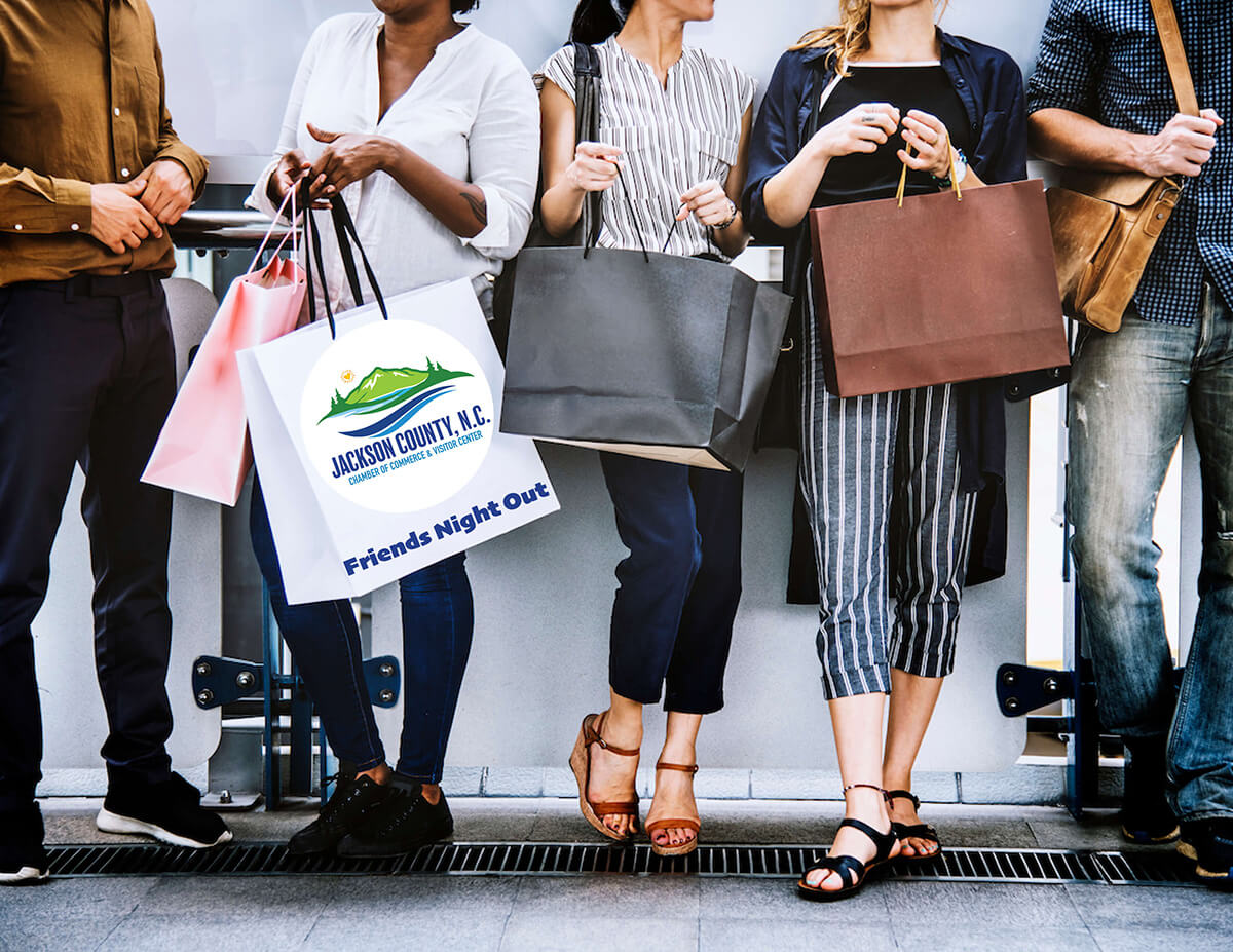 people shopping at friends night out
