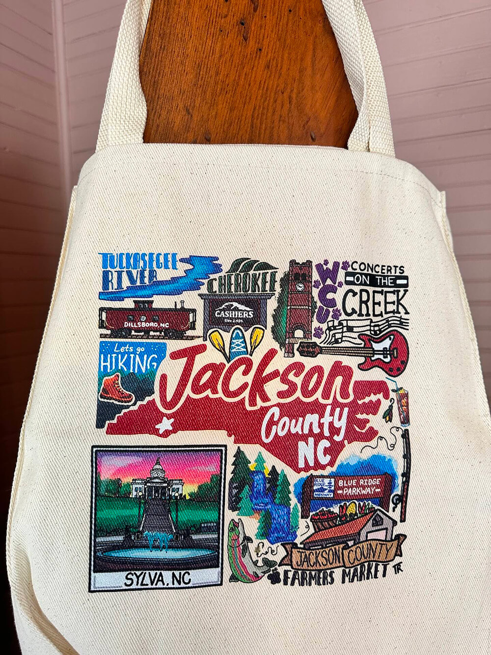 Jackson County tote bag