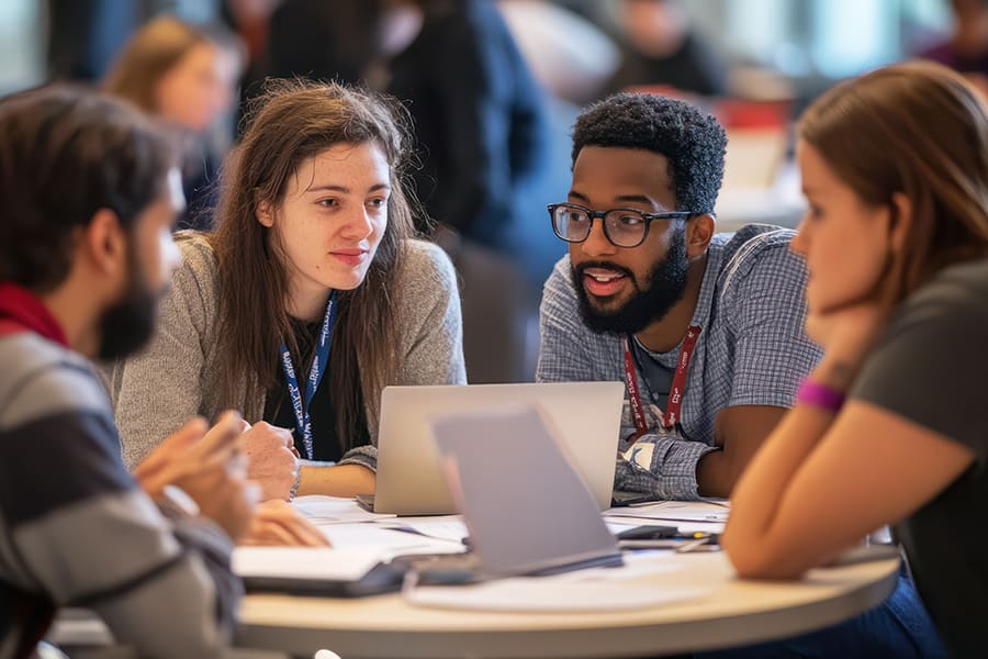 Intense at FinTech Hackathon Developers Strategize with Futurist Intense at FinTech Hackathon Developers Strategize with Futurist