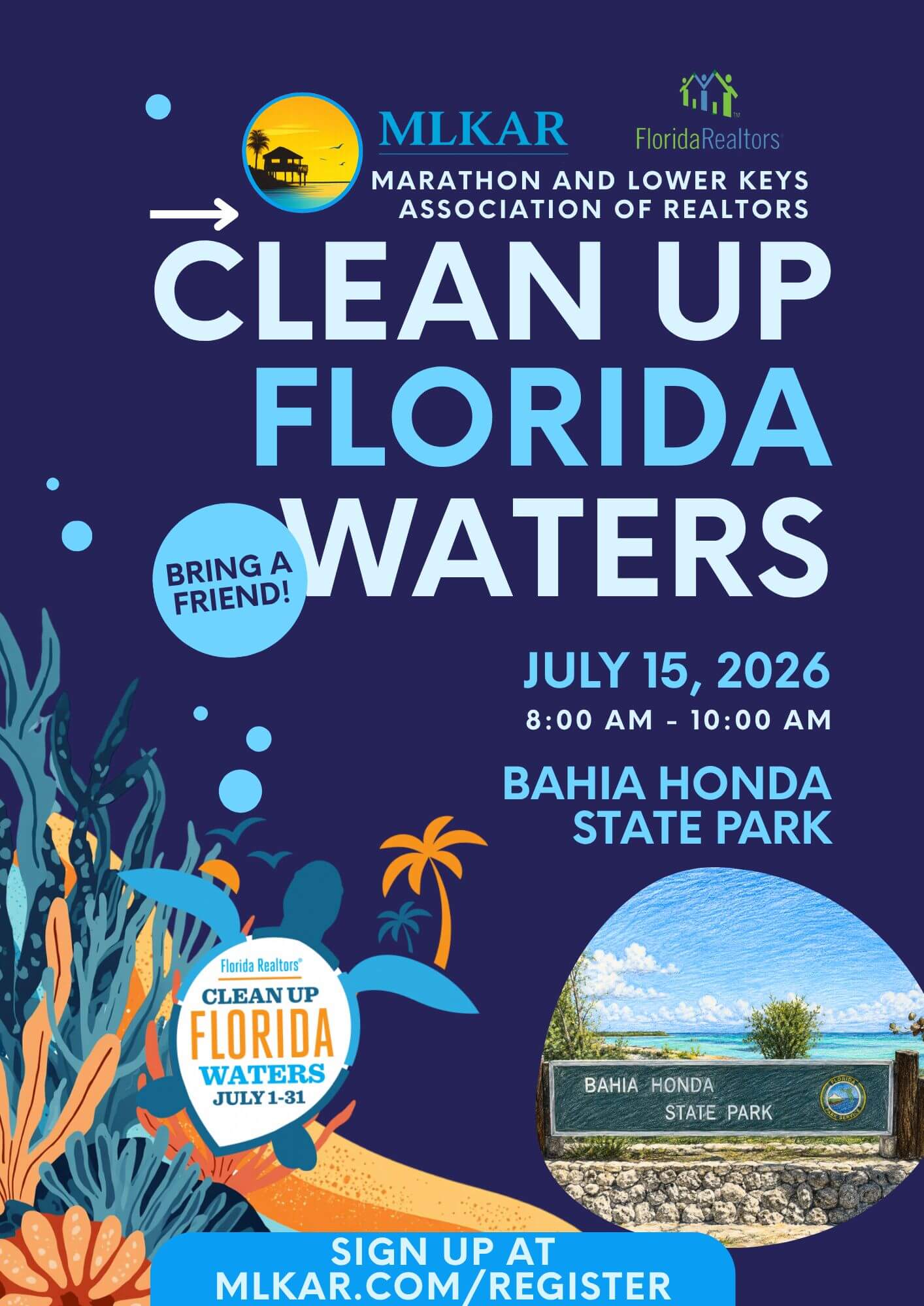 Bahia Honda Cleanup Flyer