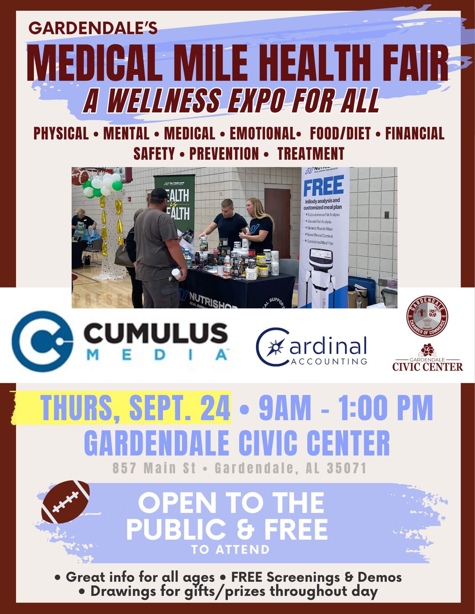 Medical Mile Health Fair graphic