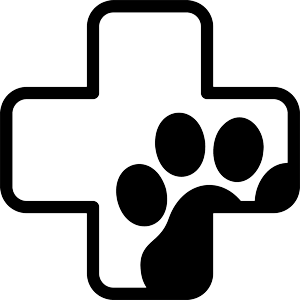 plus sign with paw inside