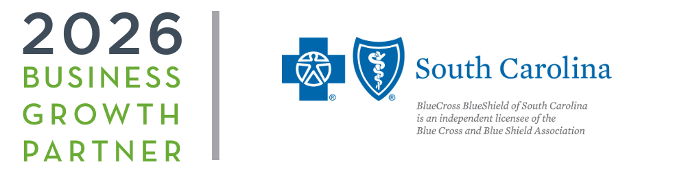 2026 Business Growth Partner graphic with the BlueCross BlueShield of South Carolina logo