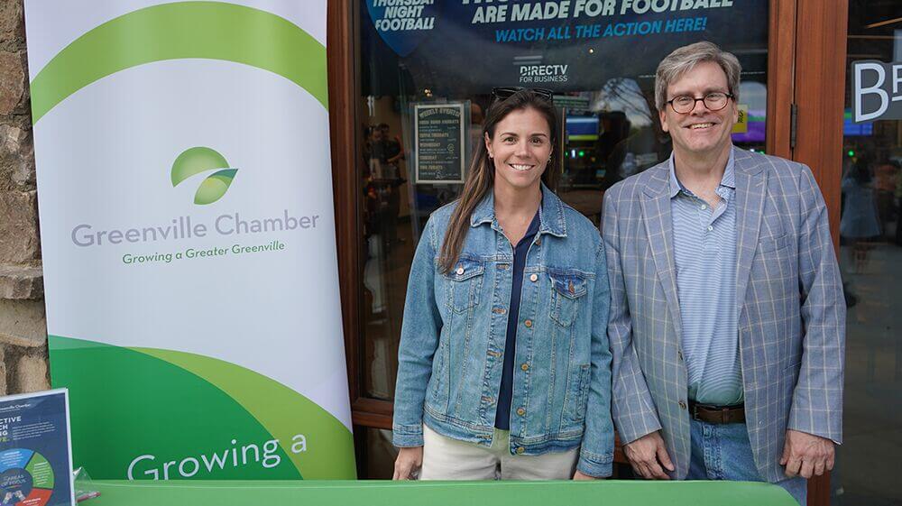 Brittney and Hank at the Greenville Chamber Manufacturing Celebration