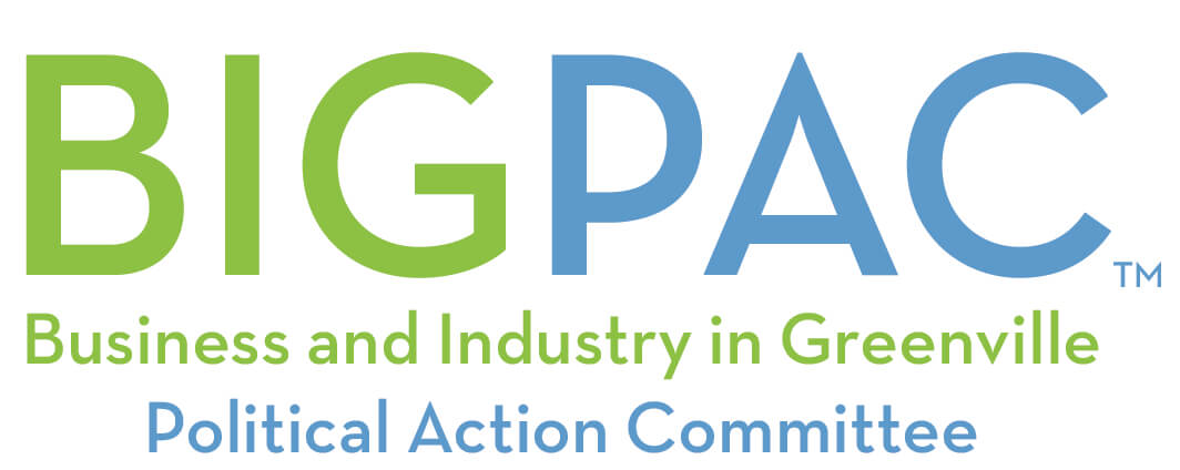 BIGPAC logo: Business and Industry in Greenville Political Action Committee