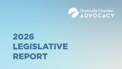 Cover of the Greenville Chamber Advocacy 2026 Legislative Report