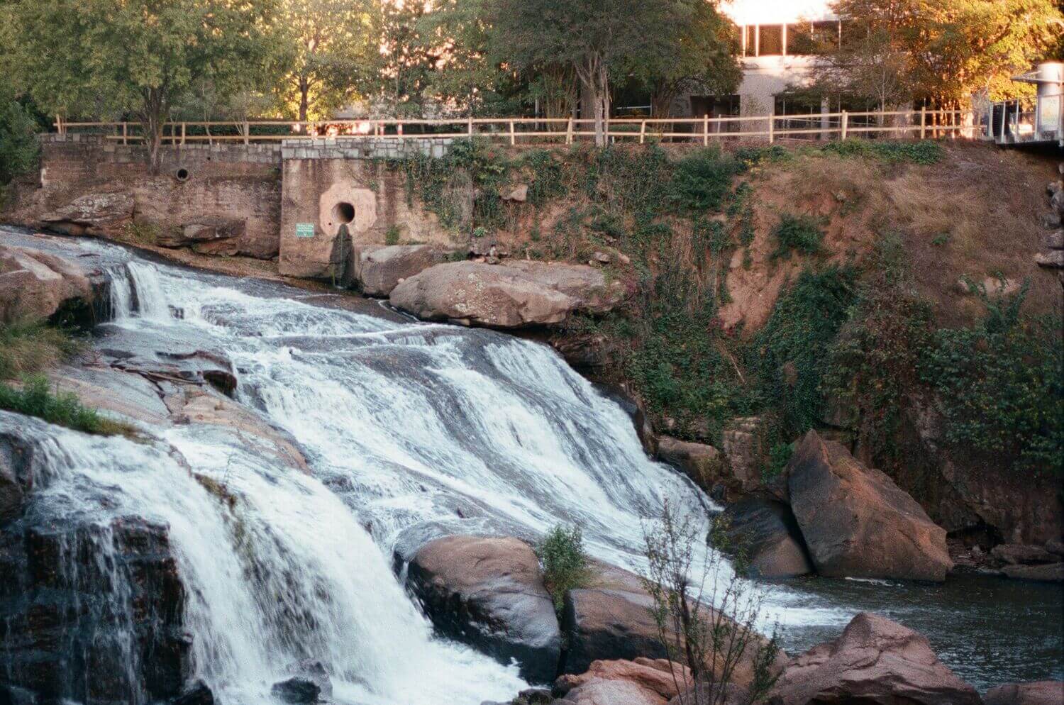 Waterfall at Falls Park on the Reedy in Greenville