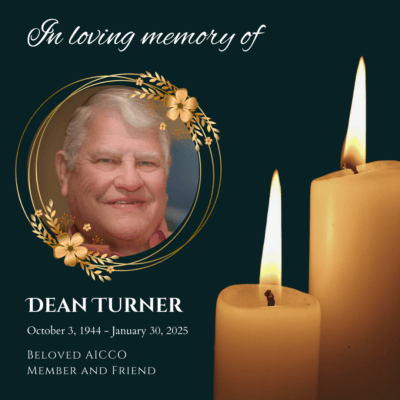 Dean Turner In Loving Memory graphic and portrait