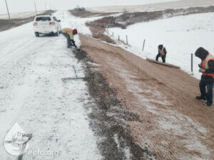TRM Installed in snow