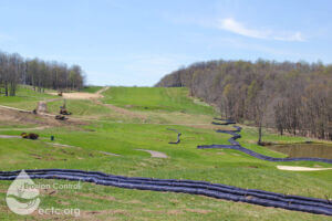 Protected wetlands located on a golf course