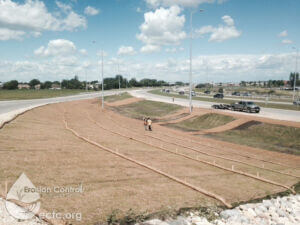 RECP SRFR Installation on slope