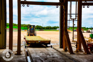 forklift working