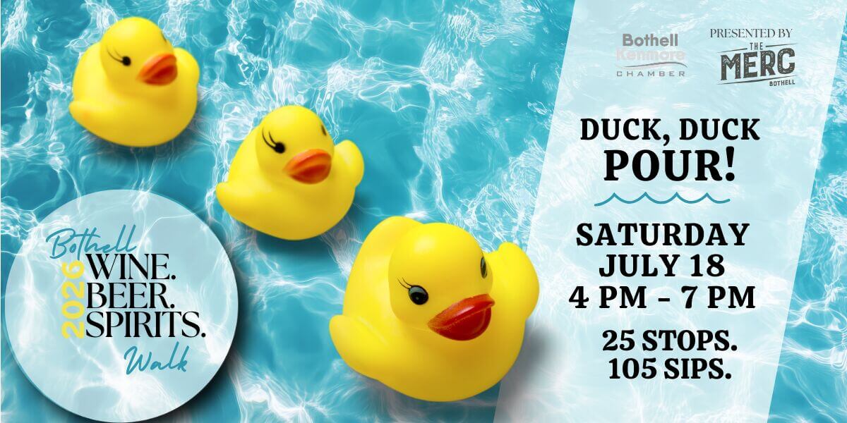 Duck-Duck-Pour-2026 Duck, Duck Pour! Wine, Beer & Spirits Walk Graphic