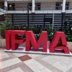 large IFMA in red letters