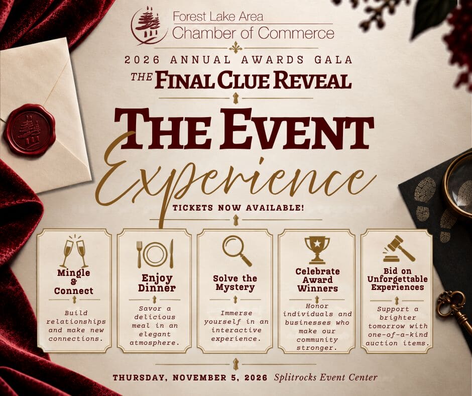 2026 Final Clue Reveal gala "The Event Experience" graphic announcing tickets now available