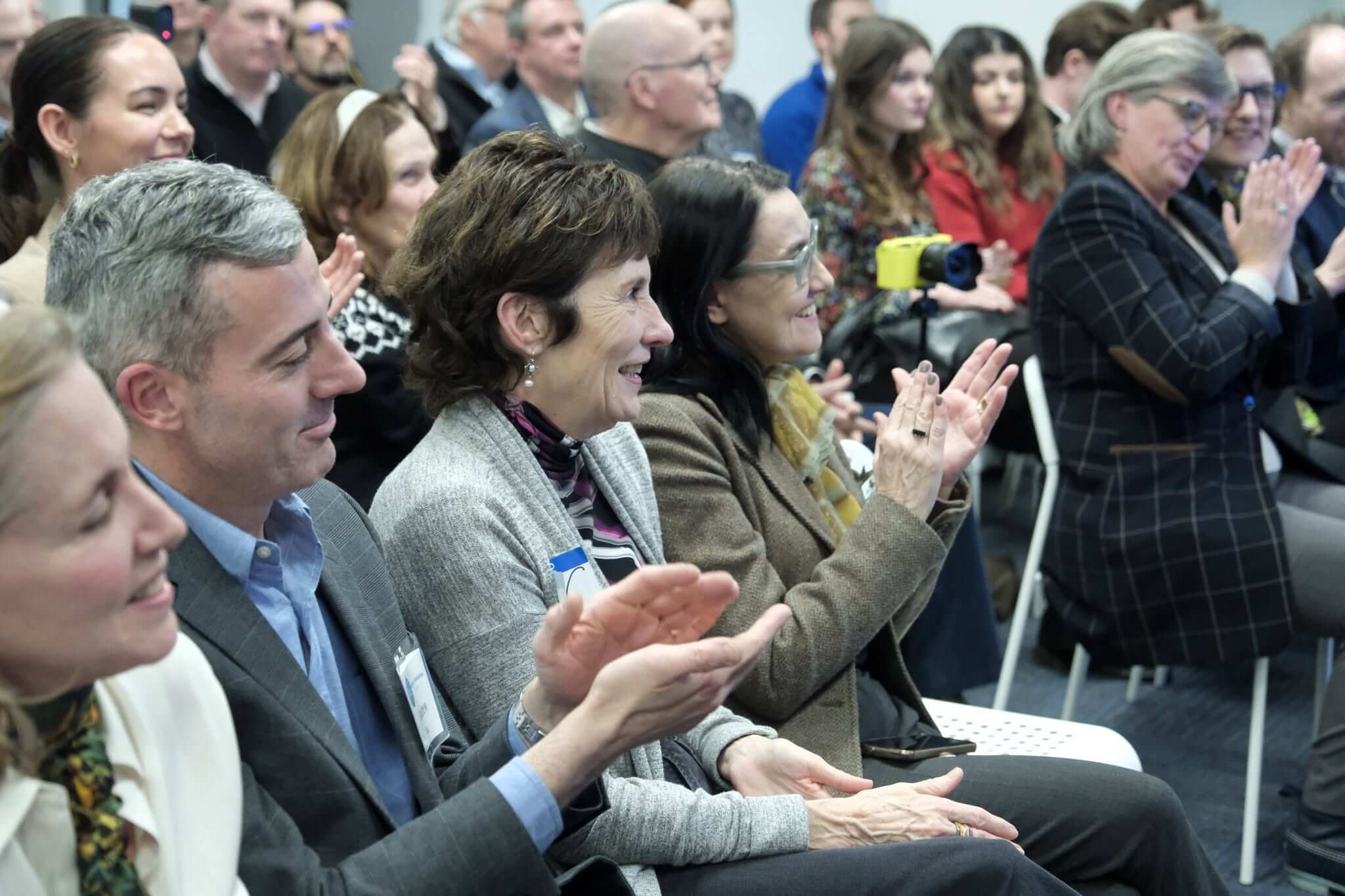 IBO Website Homepage Section 3 Small Event Crowd IBO Event Bank of Ireland NYC Hub