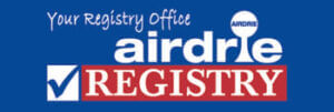 Airdrie Registry logo