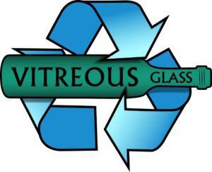 Vitreous Glass recycling logo