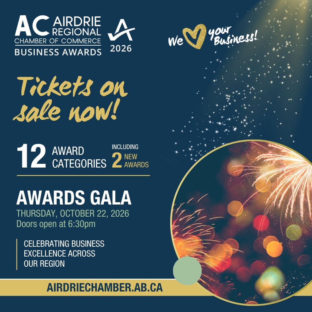 Airdrie Regionakl Business Awards Tickets on Sale