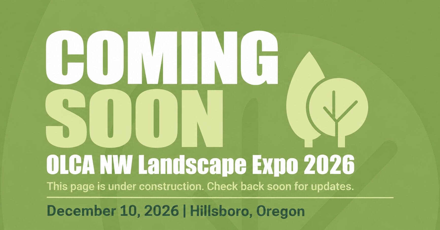 Expo Page coming Soon