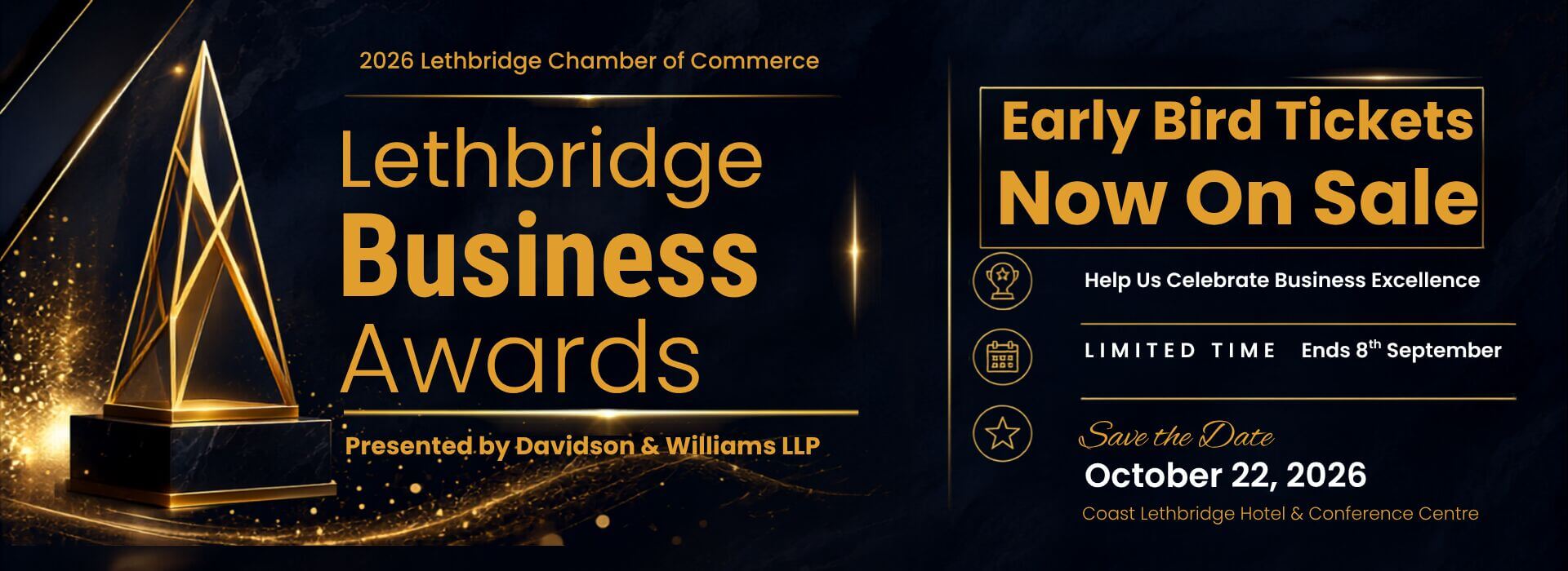 Lethbridge Business Awards- Early Bird Tickets