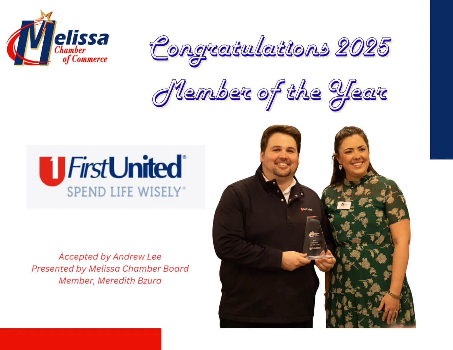 2025 Melissa's Member of the Year