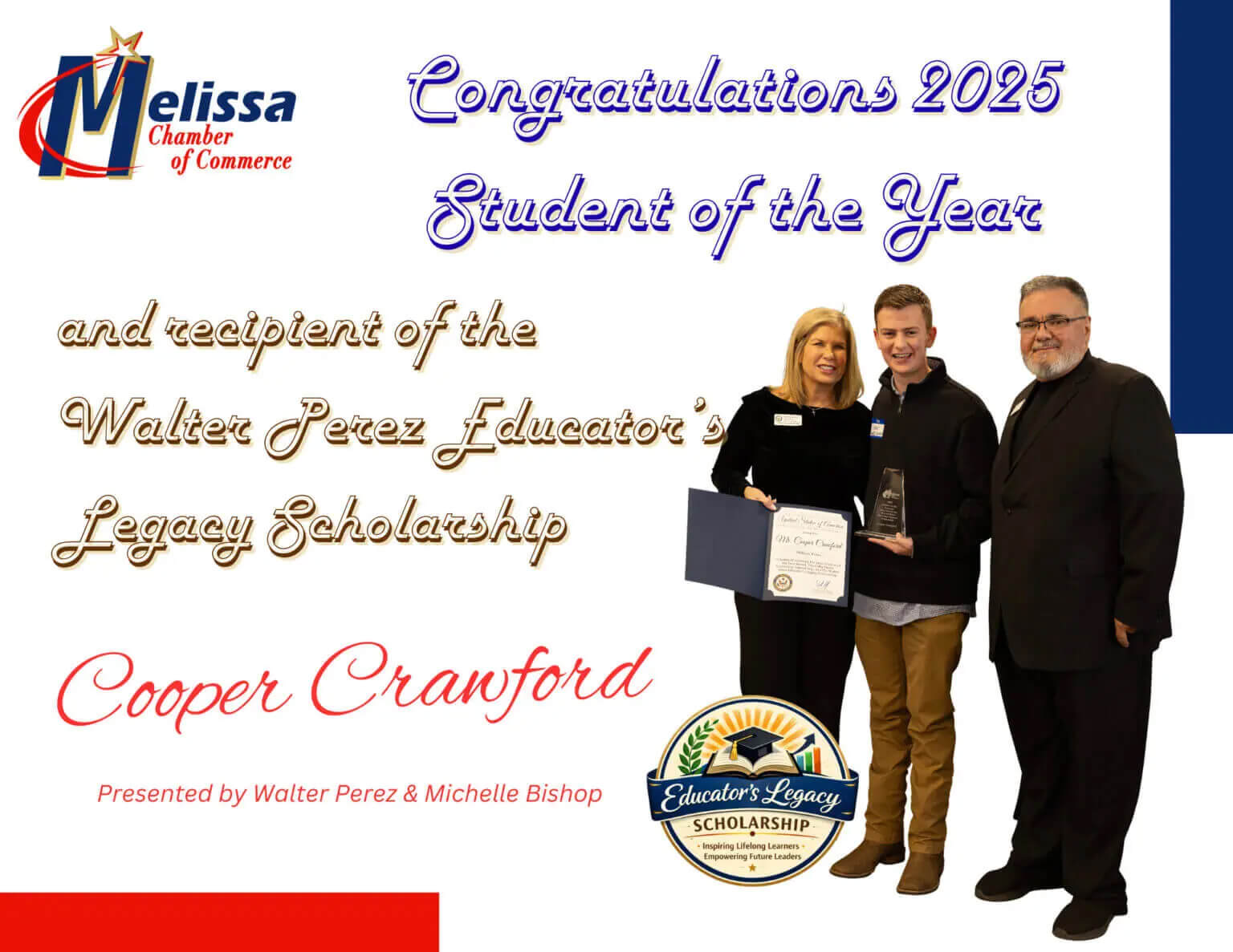 2025 Melissa's Student of the Year