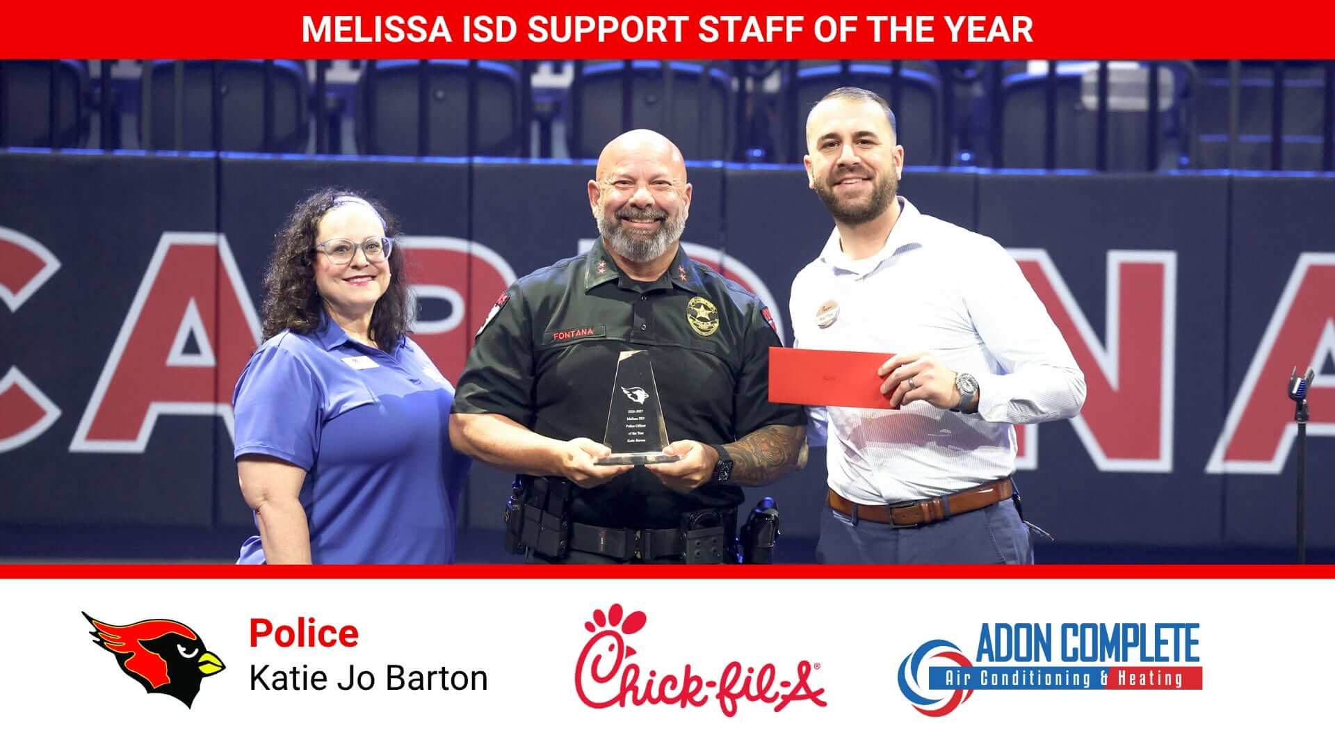 2026 Melissa ISD Police of the Year