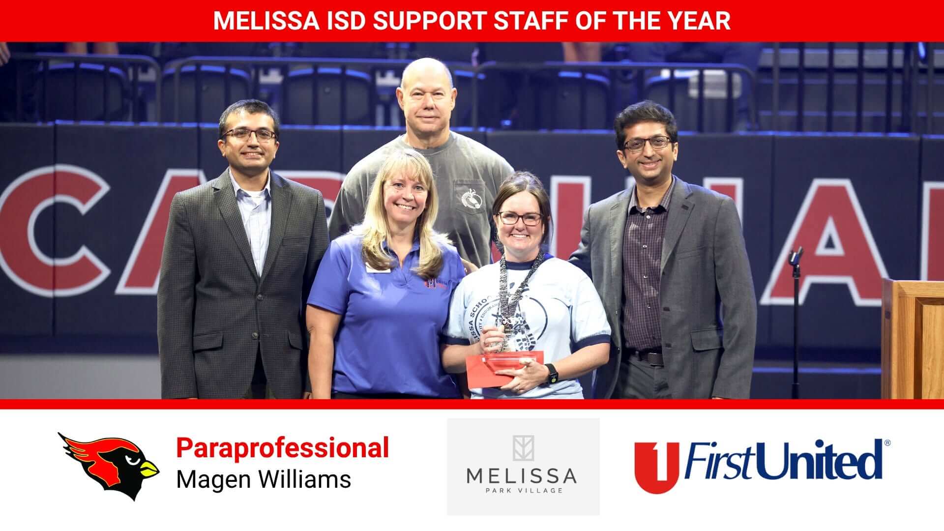 2026 Melissa ISD Paraprofessional Staffer of the Year