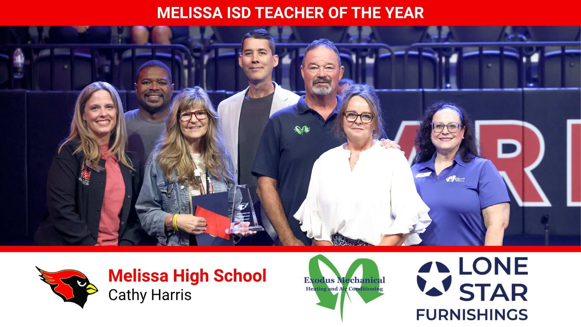 2026 Melissa ISD High School Teacher of the Year