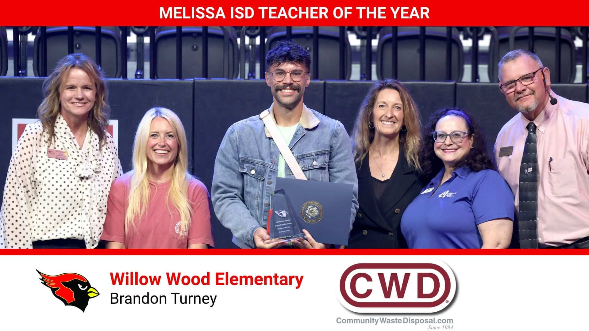 2026 Melissa ISD Willowwood Teacher of the Year