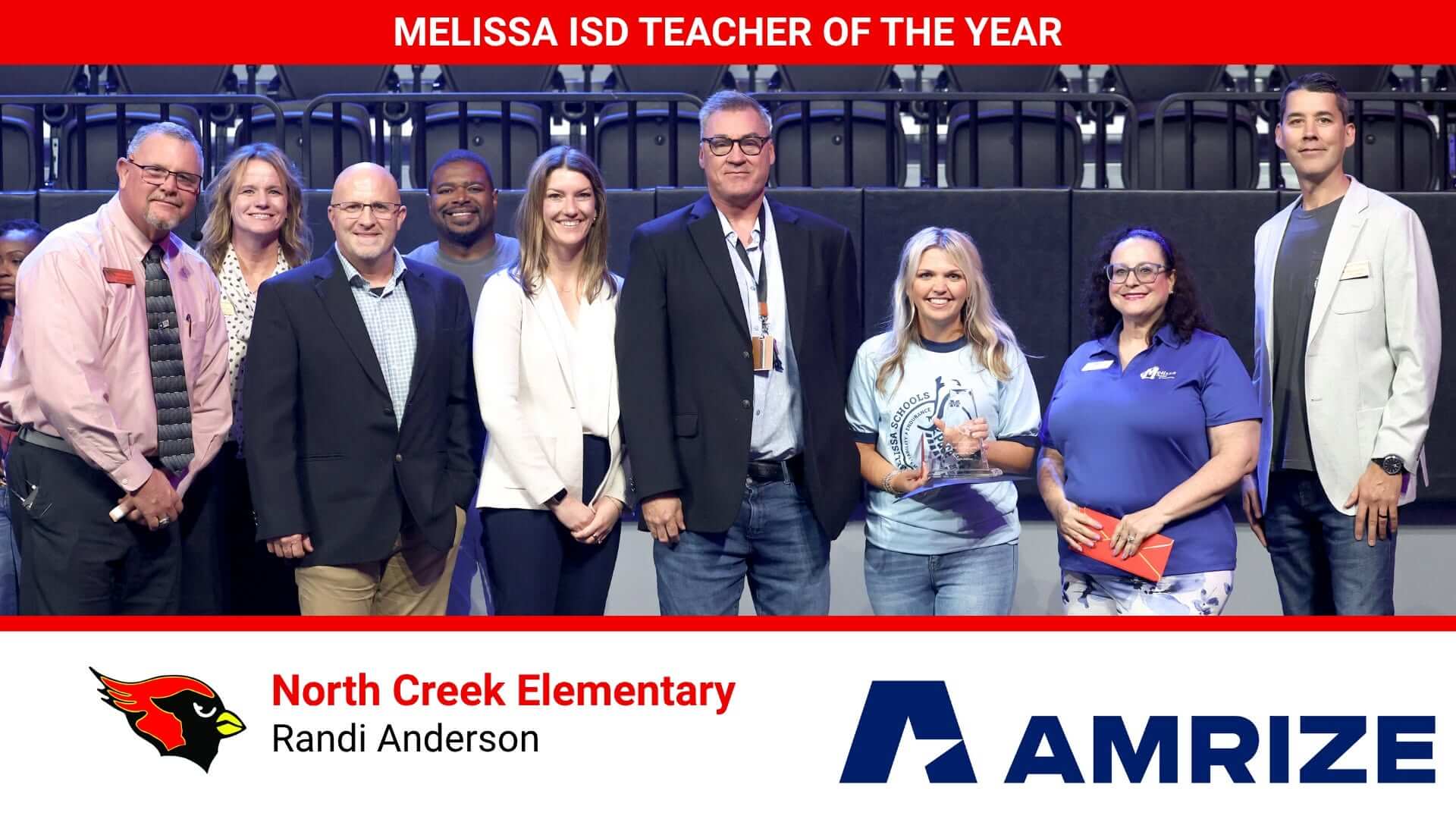 2026 Melissa ISD North Creek Teacher of the Year