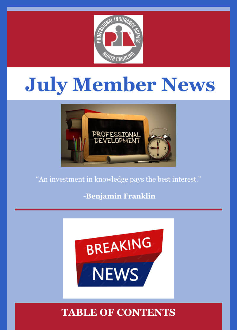 July Newsletter Cover