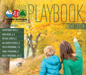 Photo of cover of Bethlehem Park and Rec Departments Fall Playbook