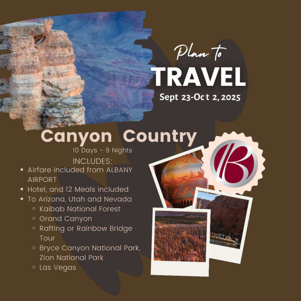 Click to learn more about Travel to Canyon Country Sept. 23-Oct 2