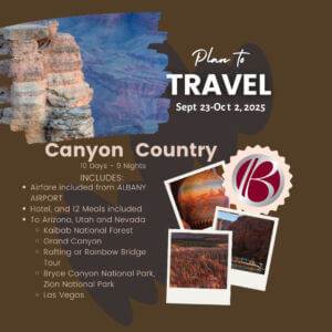 Click to learn more about Travel to Canyon Country Sept. 23-Oct 2