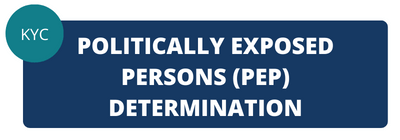 Politically Exposed Persons (PEP) Determination