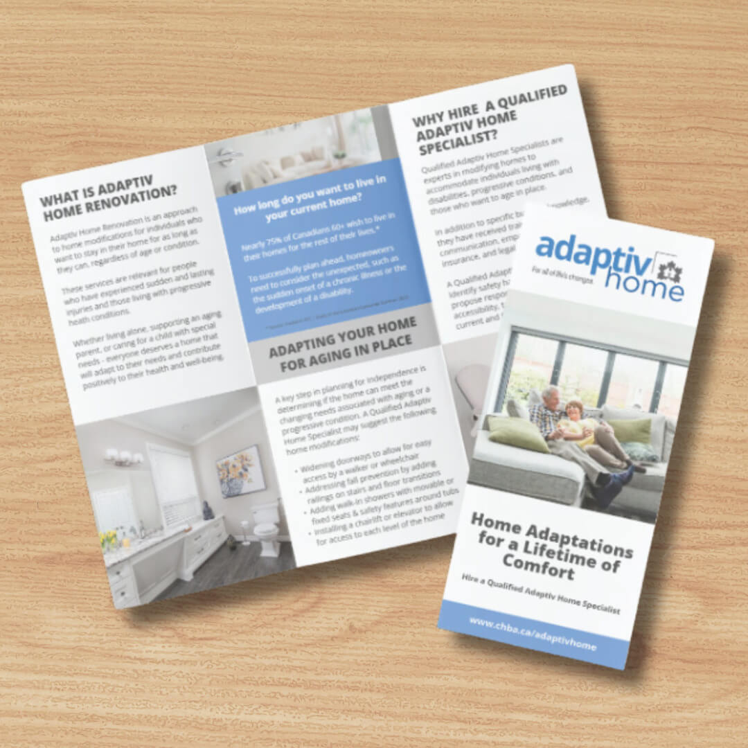 Adaptiv home consumer trifold