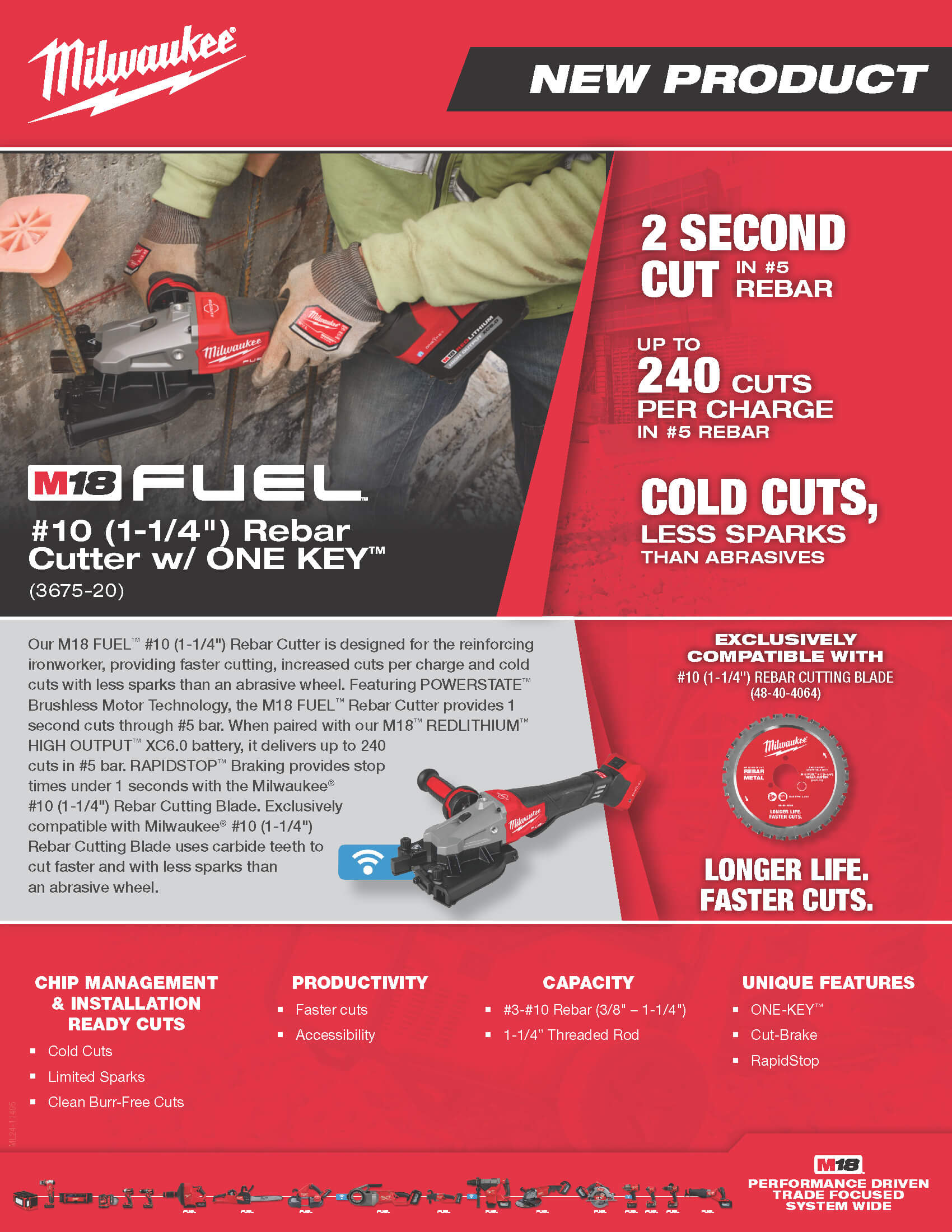 M18 Rebar Cutter Sell Sheet EN