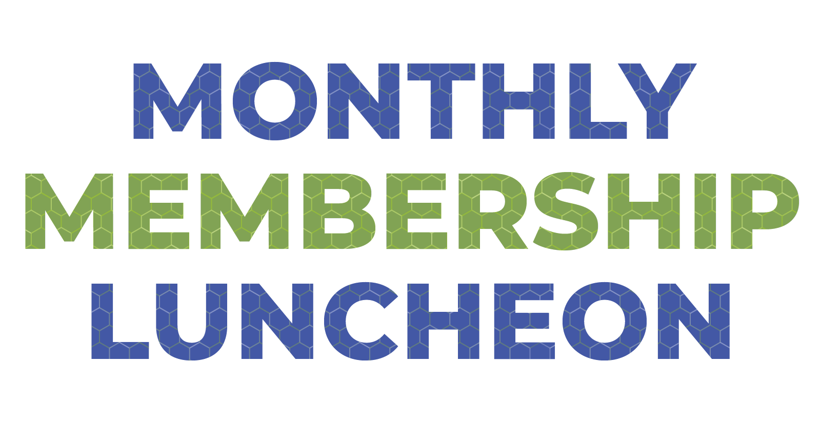 Monthly Membership Luncheon Logo - Event Summary