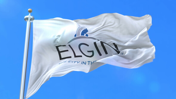 Elgin Illinois Flag