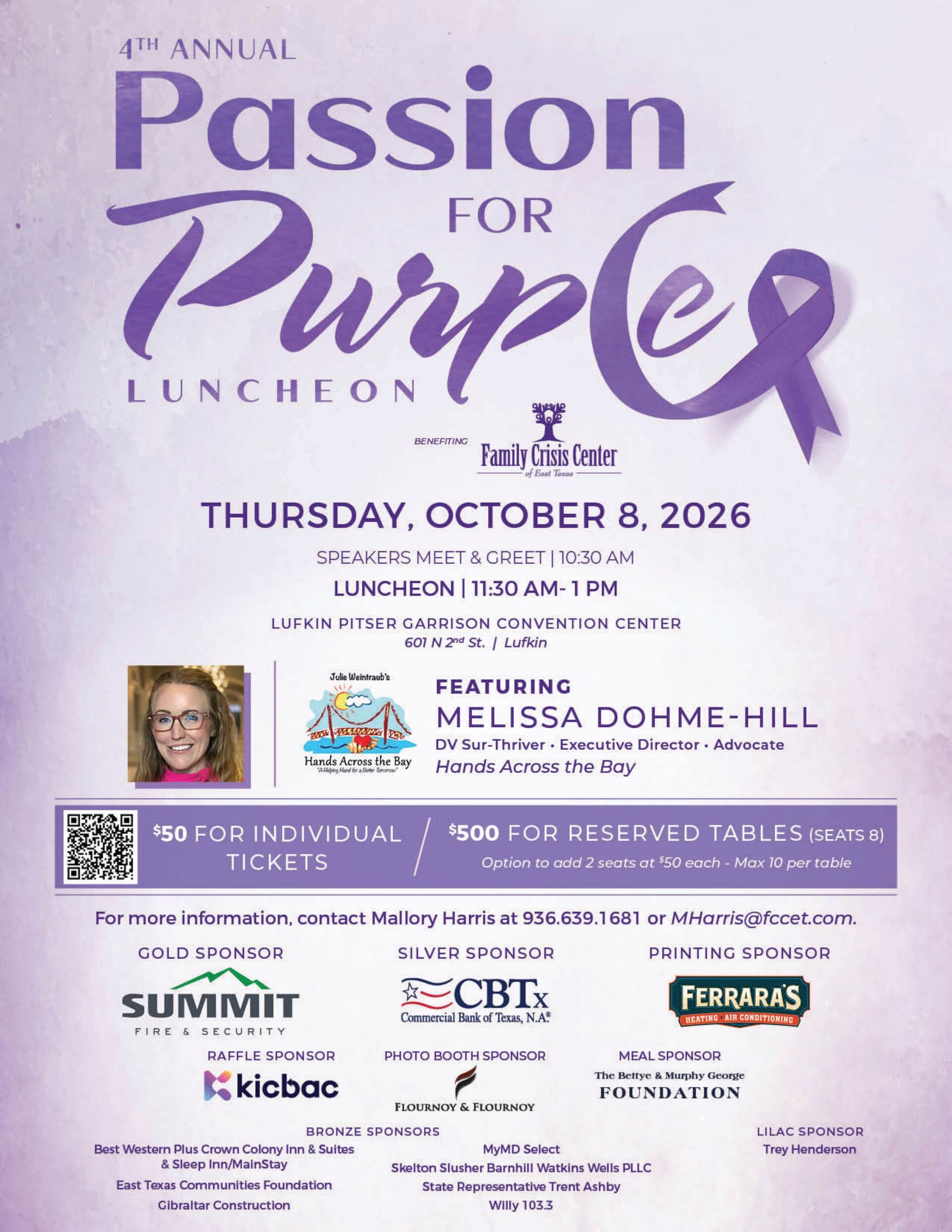 Passion for Purple 2026