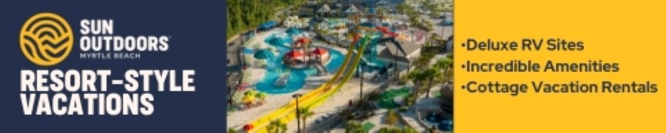 Sun Outdoors Myrtle Beach banner ad