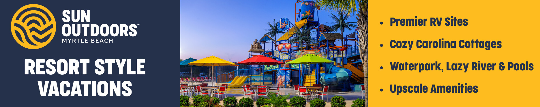 Sun Outdoors Myrtle Beach banner ad