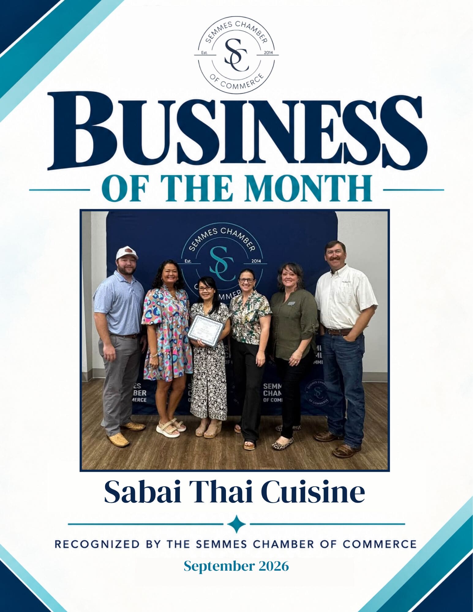 Business of Month Sep