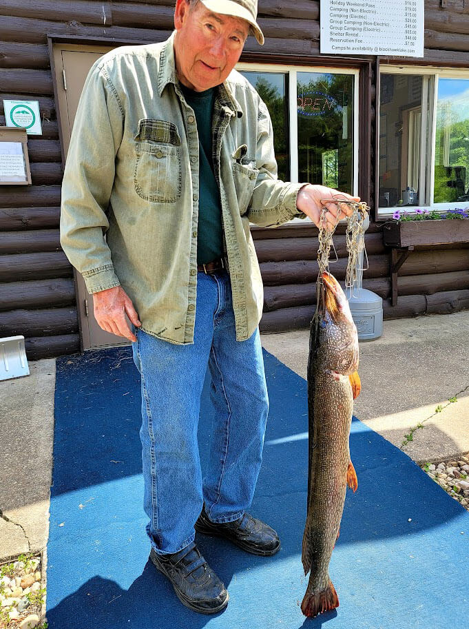 Man holding huge fish